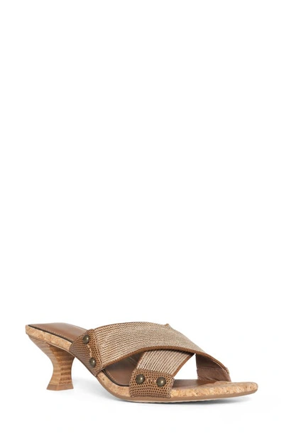 Donald Pliner Haze Sandal In Saddle