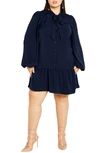 CITY CHIC CHARLIE LONG SLEEVE SHIRTDRESS