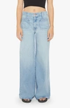 MOTHER UNDERCOVER SNEAK LIL PATCH POCKET WIDE LEG JEANS