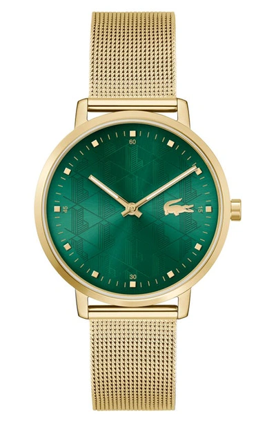 LACOSTE LACOSTE CROCORIGIN MESH BRACELET WATCH, 35MM 