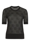 Dolce & Gabbana Knit Crew Neck T-shirt In Black