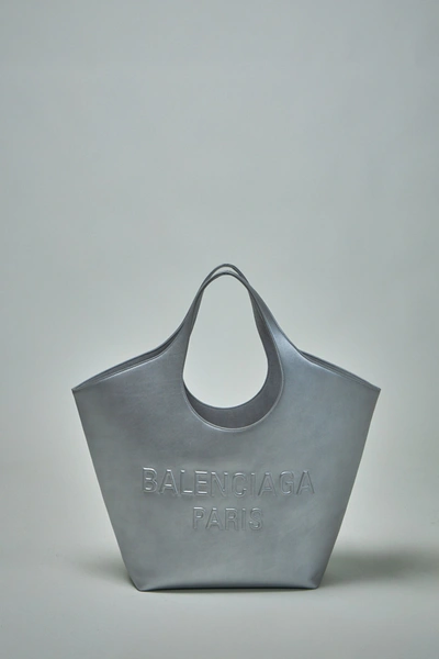 Balenciaga Mary-kate Medium Tote Bag In Metallic