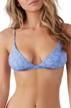 O'NEILL ATLANTIC PALM SEASIDE TRIANGLE BIKINI TOP