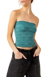 FREE PEOPLE LOVE LETTER JACQUARD TUBE TOP