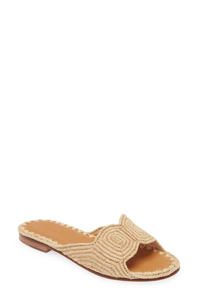 Carrie Forbes Naima Slides In Natural Raffia