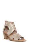 Donald Pliner Women's Open Toe High Heel Sandals In Pale Gold