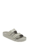 Birkenstock Sandals Strappy Textured Sole In Mineral Gray