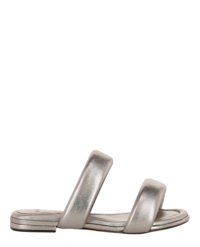 Alexandre Birman Lilla Flat In Silver