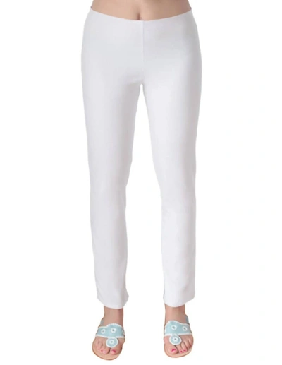 Gretchen Scott Gripless Pullon Pant In White