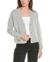 VINCE BOXY WOOL & CASHMERE-BLEND CARDIGAN