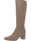 Naturalizer Waylon Nc Womens Faux Leather Narrow Calf Knee-high Boots In Grey