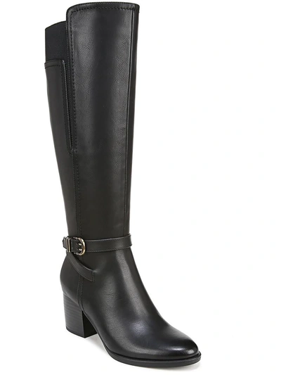 SOUL NATURALIZER UP TOWN WOMENS FAUX LEATHER WIDE CALF KNEE-HIGH BOOTS