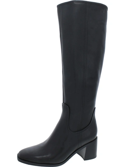 27 Edit Edda Womens Leather Knee-high Boots In Black