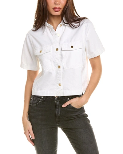 Dl1961 Montauk Linen-blend Shirt In White