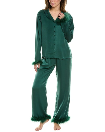 Rachel Parcell 2pc Pajama Set In Green