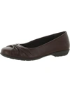 Walking Cradles Fall Womens Leather Slip On Loafers In Brown