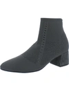 Eileen Fisher Womens Suede Solid Ankle Boots In Grey