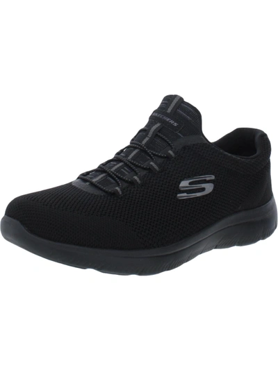 Skechers Summits-cool Classic Womens Laceless Lifestyle Athletic And Training Shoes In Black