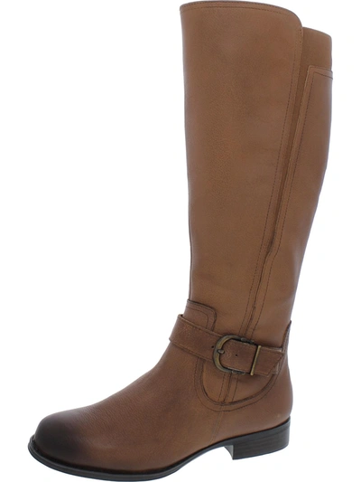 Naturalizer Jayden Womens Leather Knee-high Boots In Brown