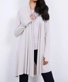 Lamade Iris Cardigan In Oyster In White