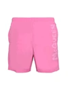 Alexander Mcqueen Swim Trunks In Pink