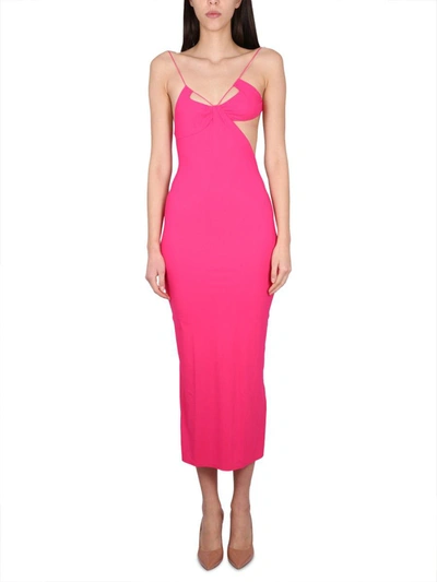 Amazuìn Open-back Dress In Rosa