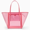 BY FAR BY FAR CLUB LIPSTICK TOTE BAG