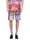 DOLCE & GABBANA DOLCE & GABBANA BERMUDA SHORTS WITH HAWAII PRINT