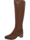 27 EDIT EDDA WOMENS LEATHER KNEE-HIGH BOOTS