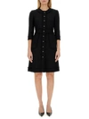 Dolce & Gabbana Midi Dress Rachel In Black