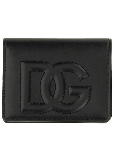Dolce & Gabbana Portafoglio Con Logo In Black