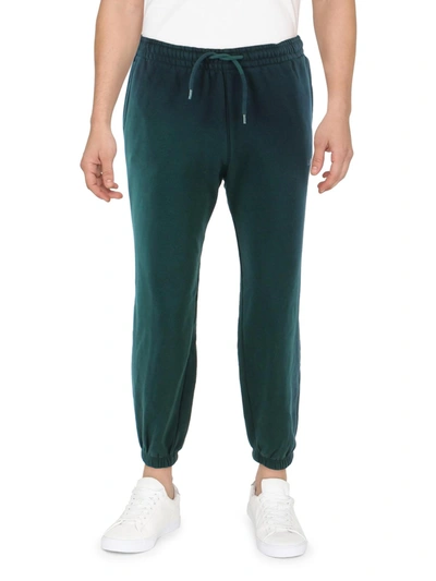 Levi's Mens Fleece Relaxed Fit Jogger Pants In Green