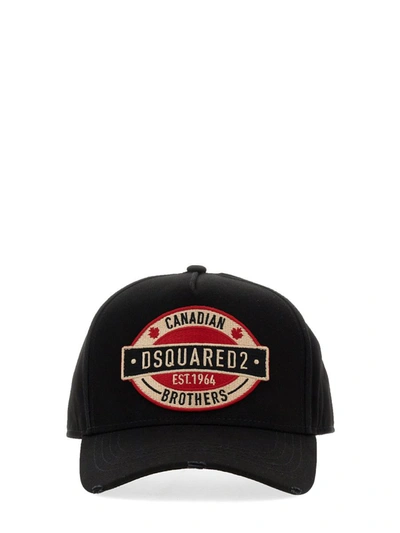 Dsquared2 Baseball Hat With Logo In Black