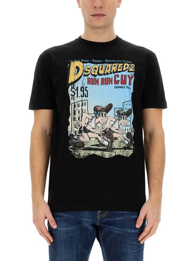DSQUARED2 DSQUARED2 T-SHIRT WITH PRINT