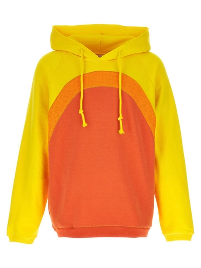 Erl Patchwork Hoodie Sweatshirt Multicolor