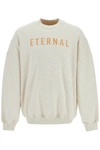 Fear Of God Eternal Crewneck Sweatshirt In Beige