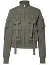 Blumarine Green Cotton Sweatshirt In Green