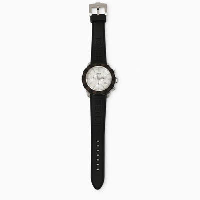 Fendi Fendastic Black Wristwatch In White