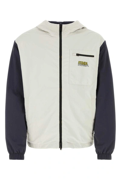 Fendi Reversible Zipped Jacket In Multicoloured