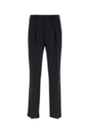 Fendi Cotton And Hemp Blend Trousers. In Blue