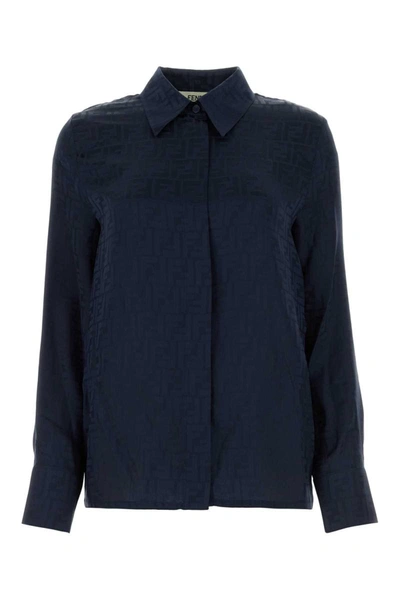 Fendi Shirts In Blue