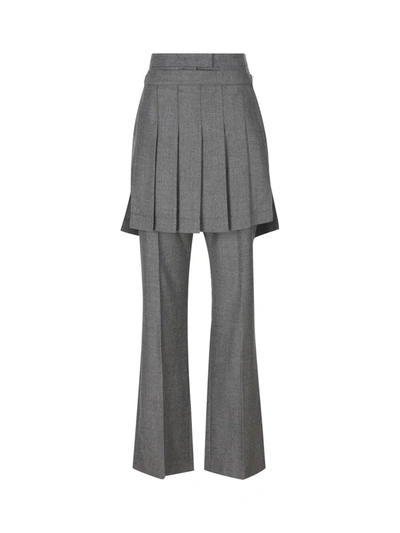 Fendi Trousers In Gris