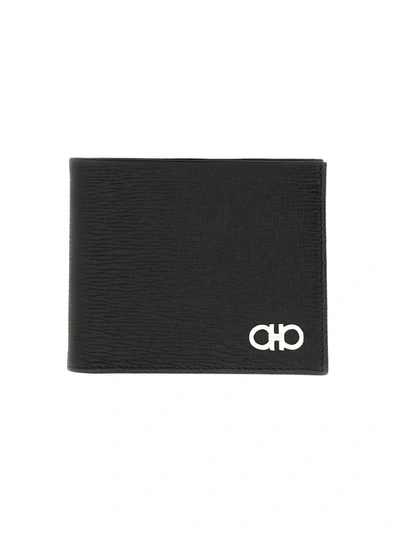 Ferragamo Gancini Wallet In Black