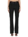 Helmut Lang Tailored Black Bootcut Pants In Black