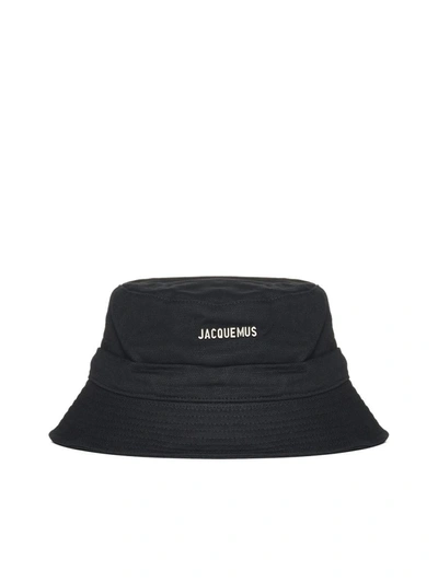 Jacquemus Gadjio Bucket Hat In Black