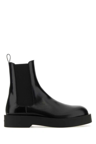 Jil Sander Boots In Black