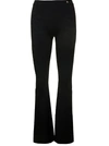 Versace Knit Colour Allover Pants In Black