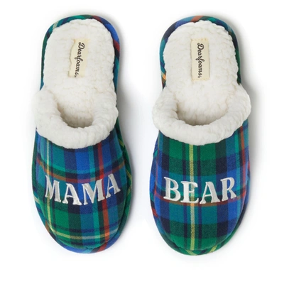 Dearfoams Women's Mama Bear Plaid Scuff Slipper In Multi