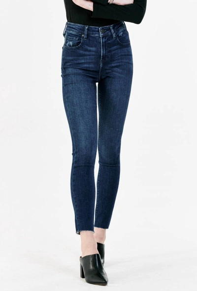 Dear John Denim Olivia High Rise Ankle Skinny Jeans In Blue In Multi
