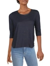 SCOTCH & SODA WOMENS EMBROIDERED TRIM COLORBLOCK JERSEY TOP